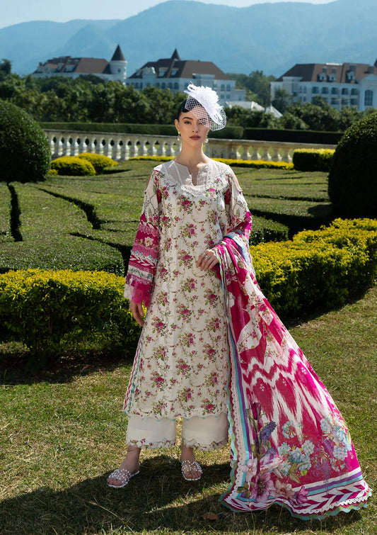 Elaf Premium Printed Lawn 3Pc Suit ✨️